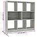 Libreria Grigio Cemento 97,5x29,5x100 cm in Legno Multistrato - Foto miniatura 3