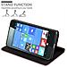 Custodia Compatibile Con Nokia Lumia 650 In Marrone Cappuccino - Coperchio Protettiva Con Chiusura Magnetica, Funzione Stand E Tasca Per Le Carte - Foto miniatura 2