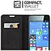 Custodia Compatibile Con Nokia Lumia 650 In Marrone Cappuccino - Coperchio Protettiva Con Chiusura Magnetica, Funzione Stand E Tasca Per Le Carte - Foto miniatura 6