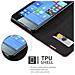 Custodia Compatibile Con Nokia Lumia 650 In Marrone Cappuccino - Coperchio Protettiva Con Chiusura Magnetica, Funzione Stand E Tasca Per Le Carte - Foto miniatura 7