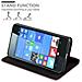Custodia Compatibile Con Nokia Lumia 650 In Marrone Cappuccino - Coperchio Protettiva Con Chiusura Magnetica, Funzione Stand E Tasca Per Le Carte - Foto miniatura 8