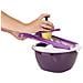Multimaker + Placca in bianco - Insalatiera con coperchio per cottura a vapore - Ciotola per alimenti freschi sottovuoto | viola - Foto miniatura 6