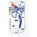Set Glider 3-6 Anni Maschera C lenti Inpolicarb Boccaglio In Silicone 2 Col. Be - Foto miniatura 2
