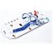 Set Glider 3-6 Anni Maschera C lenti Inpolicarb Boccaglio In Silicone 2 Col. Be - Foto miniatura 3