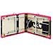 Lettino Da Massaggio A 3 Sezioni In Alluminio Nero E Rosa - Foto miniatura 7
