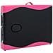 Lettino Da Massaggio A 3 Sezioni In Alluminio Nero E Rosa - Foto miniatura 8