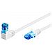Cavo Patch Cat 6a 1x Angolato A 90°, U / utp, Bianco - Foto miniatura 9