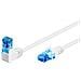 Cavo Patch Cat 6a 1x Angolato A 90°, U / utp, Bianco - Foto miniatura 5