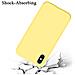 Custodia Compatibile Con Apple Iphone X / Xs In Liquid Giallo - Coperchio Protettivo In Silicone Tpu Flessibile - Foto miniatura 4