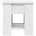Tavolino Da Salotto Bianco 101x49x52 Cm In Legno Multistrato - Foto miniatura 6
