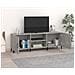 Mobile Porta Tv Grigio Cemento 150x30x50cm In Legno Multistrato - Foto miniatura 3