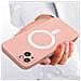 Cover Magsafe Per Iphone 14 Plus Soft-touch Bordi Rialzati Anti-shock Rosa - Foto miniatura 3