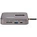 Adattatore Multiporta USB-C - Docking Station USB Type-C 2x HDMI 2.0b 4K 60Hz, Hub USB a 2 Porte 10Gbps, Dock Station con PD 100W Passt-hrough, GbE, SD, Cavo da 35cm - Mini dock per PC Portatile Win /Mac - Foto miniatura 3