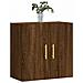 Armadietto A Muro Rovere Marrone 60x31x60 Cm Legno Multistrato - Foto miniatura 2