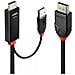 41498 Cavo E Adattatore Video 1 M Hdmi + Usb Type-a Displayport Nero - Foto miniatura 1
