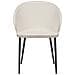 Set Di 2 Sedie Da Pranzo Tessuto Beige Chiaro Mason - Foto miniatura 3