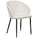 Set Di 2 Sedie Da Pranzo Tessuto Beige Chiaro Mason - Foto miniatura 8
