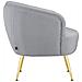 Paloma Sedia Accento In Grigio Orsacchiotto - Foto miniatura 3