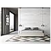 Letto Sommier Contenitore Imbottito 200x200  Similpelle Bianco Azelia - Foto miniatura 2