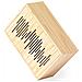 Altoparlante Di Ricarica Solare. Bluetooth Di Bambù Naturale. Potenza Sonora 3w. Batteria 400 Mah 9,5x3,8x6,5 Cm. Colore Del Legno - Foto miniatura 1