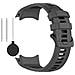 Cinturino In Silicone Bicolore Per Garmin Instinct 3 Black Modello 1 - Foto miniatura 1