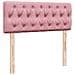 Struttura Letto Pouf con Materasso Rosa 120x200 cm Velluto - Foto miniatura 9