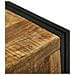Scatola di Stoccaggio 80x50x50 cm in Legno Massello di Mango - Foto miniatura 8