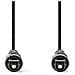 Cavo Audio Ottico Toslink Maschio 2m Suono Digitale, Nero - Foto miniatura 3