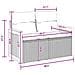Set Divano da Giardino con cuscino 13 pcs Nero 80 x 80 x 71 cm - Foto miniatura 7