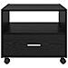 Tavolino da salotto with Drawer Rovere nero 55 x 55 x 45 cm - Foto miniatura 6