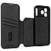 Custodia Folio Per Iphone 17 Pro Max Magsafe In Pelle Con Cover Amovibile, Nero - Foto miniatura 5