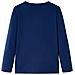Maglietta Bambini Maniche Lunghe Blu Marino 128 - Foto miniatura 2