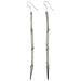 Orecchino Lungo E Sottile, Placcato Argento - Foto miniatura 1