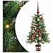 Albero di Natale con 150 LED con supporto Verde 90 cm PE - Foto miniatura 1