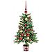 Albero di Natale con 150 LED con supporto Verde 90 cm PE - Foto miniatura 3
