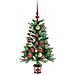 Albero di Natale con 150 LED con supporto Verde 90 cm PE - Foto miniatura 6