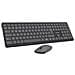 KM-851W tastiera Mouse incluso Ufficio Wireless a RF + USB QWERTY Italiano Nero - Foto miniatura 1