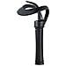 Rubinetto per lavabo da bagno, Blackswan, tipo M217, modello nero con bocca a cascata e montaggio su piano, misura 34 cm - Foto miniatura 1