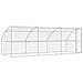 Cuccia per cani 3 pcs Argento 6 x 2 x 2 m Acciaio zincato - Foto miniatura 1