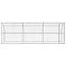 Cuccia per cani 3 pcs Argento 6 x 2 x 2 m Acciaio zincato - Foto miniatura 4