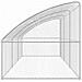 Cuccia per cani 3 pcs Argento 6 x 2 x 2 m Acciaio zincato - Foto miniatura 5