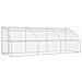 Cuccia per cani 3 pcs Argento 6 x 2 x 2 m Acciaio zincato - Foto miniatura 6