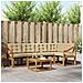 Set di divani da esterno con cuscino 6 pcs Naturale e Beige - Foto miniatura 2