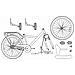 Bicicletta per Bambini 16 Pollici per bambini di 4-6 anni Verde - Foto miniatura 8