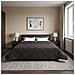 Duvet Estivo Antracite 200 x 220 cm Microfibra e Fleece Teddy - Foto miniatura 2