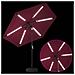 Parasol da Giardino con Luci LED 270 x 270 cm Poliestere - Foto miniatura 7