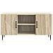 Mobile TV Rovere Sonoma 102 x 34,5 x 50 cm Legno ingegnerizzato - Foto miniatura 4