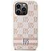 Dkny ""custodia In Pelle Con Motivo A Check E Righe Stampate Per Iphone 14 Pro"" - Rosa - Foto miniatura 6