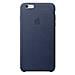 Custodia in Pelle per iPhone 6S Plus Blu Notte - Foto miniatura 5
