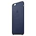 Custodia in Pelle per iPhone 6S Plus Blu Notte - Foto miniatura 6
